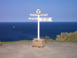 The Lands End signpost